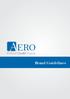 ERO. Federal Credit Union. Brand Guidelines