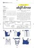 shift dress This timeless style works for all seasons Download pattern online Essentials Dimensions Cutting guide
