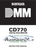 CD770 DIGITAL MULTIMETER INSTRUCTION MANUAL