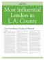 Most Influential Lenders in L.A. County