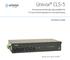 Univox CLS-5. Environmental friendly loop amplifier for TV rooms and installations in elevators/buses. Installation Guide
