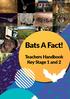 Bats A Fact! Teachers Handbook Key Stage 1 and 2