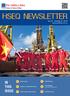 HSEQ NEWSLETTER IN THIS ISSUE. PV DRILLING Pioneer of Vietnam Drillers. No.07 - Quarter III,