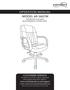 OPERATION MANUAL BLACK MIDBACK LEATHER CHAIR