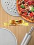 Pizza Pans.   Wide-Rim Pizza Pans All-purpose wide-rim style pan allows for baking and serving right out of the oven Aluminum