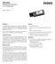 Data Sheet. AFBR-5930Z 200 MBd SBCON Transceivers in 2 x 5 Package Style. Description. Features. Transmitter Sections. Applications.