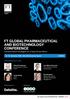 Ft Global pharmaceutical and biotechnology conference Transformation Strategies for a Value Driven World