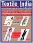 Textile-Apparels-Fashions-Textile Machinery-Dyestuffs & Chemicals. Publishers: Parvathi TVR Chandran Publications December