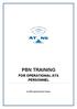 PBN TRAINING FOR OPERATIONAL ATS PERSONNEL
