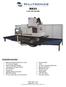 RH33. 3 Axis CNC Bed Mill STANDARD FEATURES