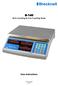 60 lb Counting & Coin Counting Scale User Instructions