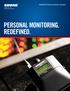 PSM 900 Personal Monitor System. Personal Monitoring. Redefined.