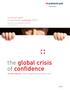 the global crisis of confidence momentum wealth agenda and speaker profile 21 october 2011 market madness: what s happening and what s next?