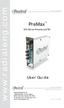 PreMax User Guide 500 Series Preamp and EQ True to the Music True to the Music