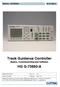 Track Guidance Controller Basics, Commissioning and Software HG G A