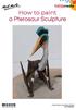How to paint a Pterosaur Sculpture