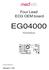 Medlab GmbH EG04000 User Manual. medlab. Four Lead ECG OEM board EG Technical Manual. Copyright Medlab Version Version 1.