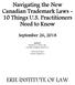 Navigating the New Canadian Trademark Laws - 10 Things U.S. Practitioners Need to Know