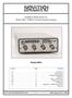 INSTRUMENTS, INC. INSTRUCTION MANUAL Model 409A 170MHz 4-Channel Signal Generator. Model 409A. Section Page Contents Table of Contents