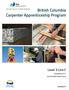 British Columbia Carpenter Apprenticeship Program