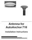 Antenna for AutoAnchor 710