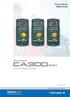 Process Calibrator. CA300 series. Process Calibrator. series. Source and Measure Simplicity. Bulletin CA300-EN.