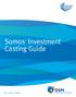 Somos Investment Casting Guide
