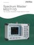Spectrum Master MS2711D