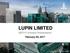LUPIN LIMITED Q3FY17 Investor Presentation February 09, 2017