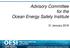 Advisory Committee for the Ocean Energy Safety Institute