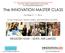 The INNOVATION MASTER CLASS