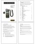 INSTRUCTION MANUAL LM195 LED LIGHT METER ALWAYS READ THESE INSTRUCTIONS BEFORE PROCEEDING CONTENTS. Precautions 1. SAFETY INFORMATION