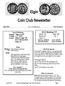 Elgin. Coin Club Newsletter