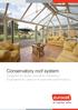 Conservatory roof system