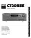 C720BEE. Stereo Receiver