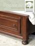 Pictured: Brigantine Queen Sleigh Bed with Drawers on End, item This furniture was crafted using solid Rustic Cherry with our #151 Generations