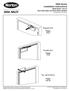 ASSA ABLOY Series Installation Instructions. Regular Arm. Parallel Arm. Top Jamb Mount. Multi-Sized 1 thru 6 Non-Hold Open and Hold Open Models