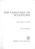 THE LANGUAGE OF SCULPTURE WILLIAM TUCKER. with 155 illustrations ~ '' T&H ~ THAMES AND HUDSON