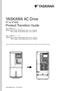 YASKAWA AC Drive. P7 to P1000 Product Transition Guide