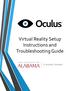 Virtual Reality Setup Instructions and Troubleshooting Guide