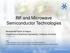 RF and Microwave Semiconductor Technologies