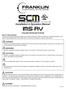 SCM. STARTER CONTROL MODULE Installation & Operation Manual IMS-RV INTELLIGENT MOTOR SOFT STARTER