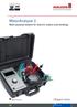 Top-Innovator MotorAnalyzer 2. Multi-purpose testers for electric motors and windings. Made in Germany Expect more.
