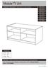 Modular TV Unit. Assembly Instructions - Please keep for future reference 609/ / / / / / / /9869