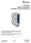 it150 Series Vibration Transmitters Installation and Operating Manual