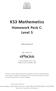 KS3 Mathematics. Homework Pack C: Level 5. Stafford Burndred ISBN