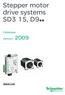 Stepper motor drive systems SD3 15, D9pp