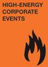 HIGH-ENERGY CORPORATE EVENTS