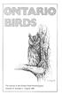 wd[m[q)~i. The Journal of the Ontario Field Ornithologists Volume 13 Number 2 August 1995