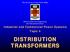 DISTRIBUTION TRANSFORMERS